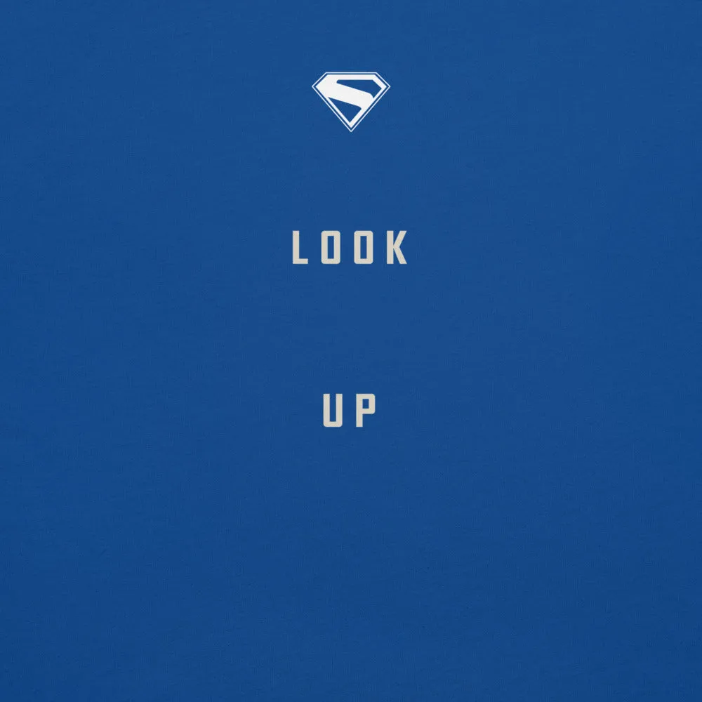 Batman SUPERMAN (2025 Movie) Look Up T-skjorte unisex bomull