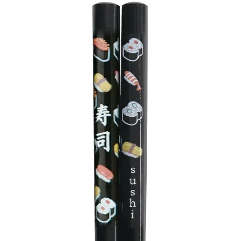 Neo Tokyo Chopsticks Sushi Design spisepinner Black 22,5 cm bambus