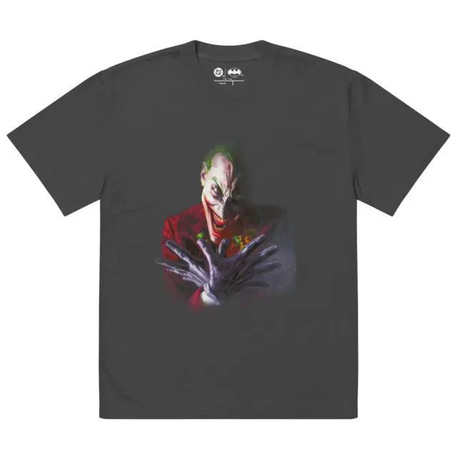Batman The Joker Psychopath oversized T-skjorte falmet svart