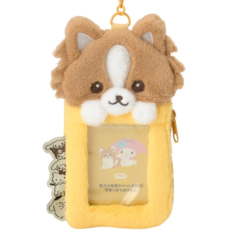 Sanrio Always Together Pet Chihuahua ID-kortholder med glidelås