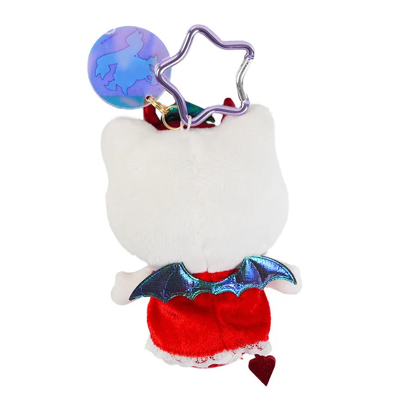 Hello Kitty Bright and Dark Angel Dark Plush Mascot plysjnøkkelring