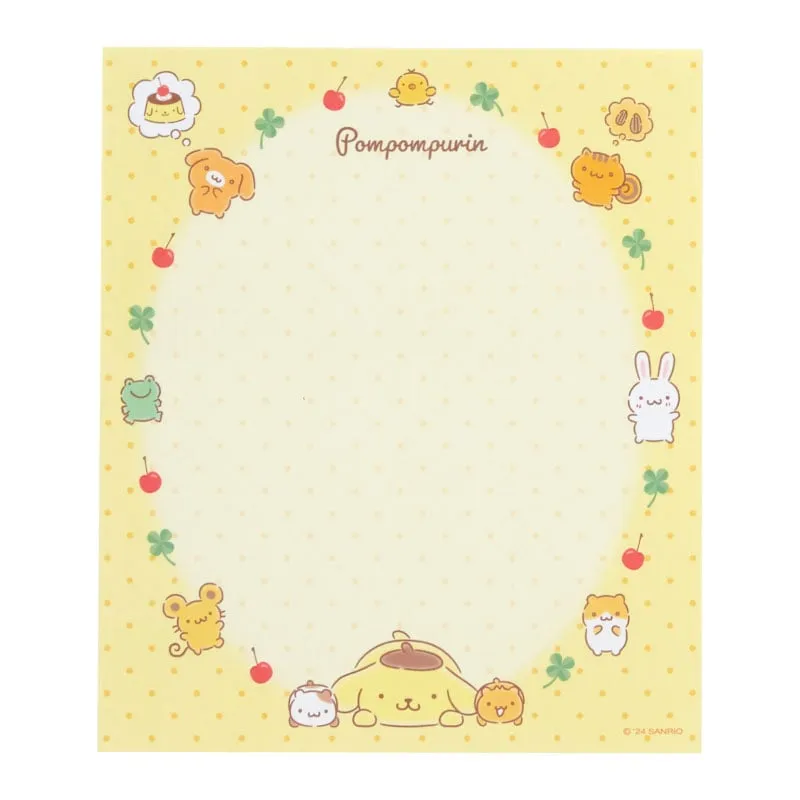 Hello Kitty Pompompurin Classic Letter Set brevsett 12 ark
