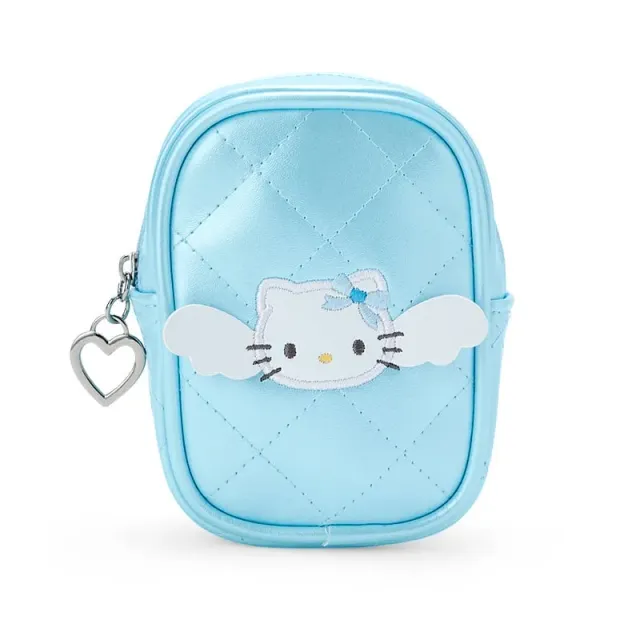 Hello Kitty Dreaming Angel Quilted Mini Zipper Pouch minipung