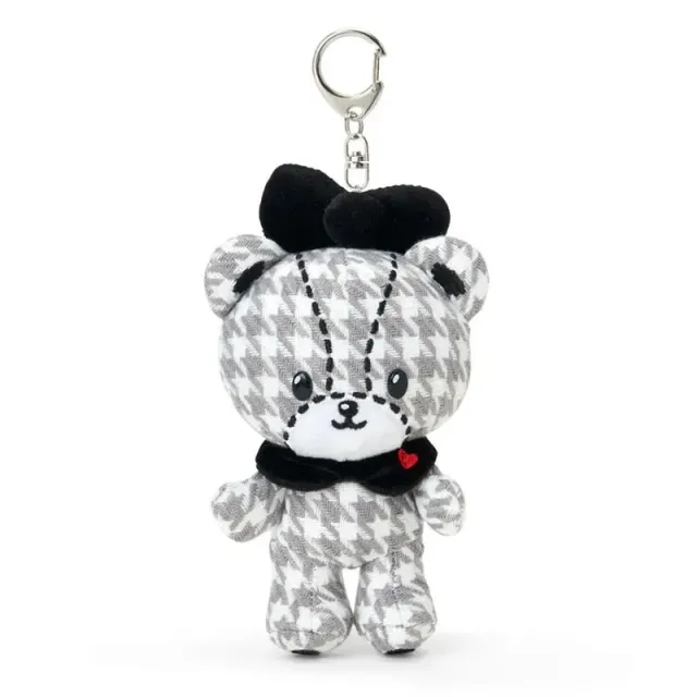 Hello Kitty Tiny Chum Plush Mascot Keychain Monochrome Birthday Twins plysjanheng