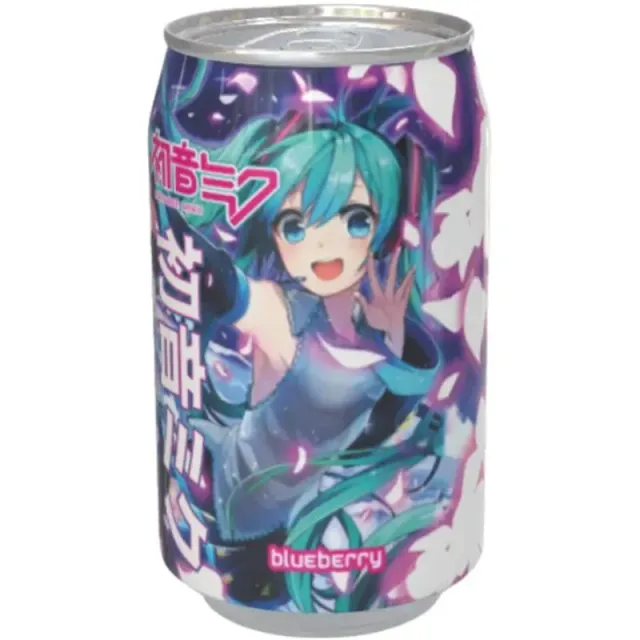 Neo Tokyo Vocaloid Hatsune Miku Blueberry Soda brus 330 ml