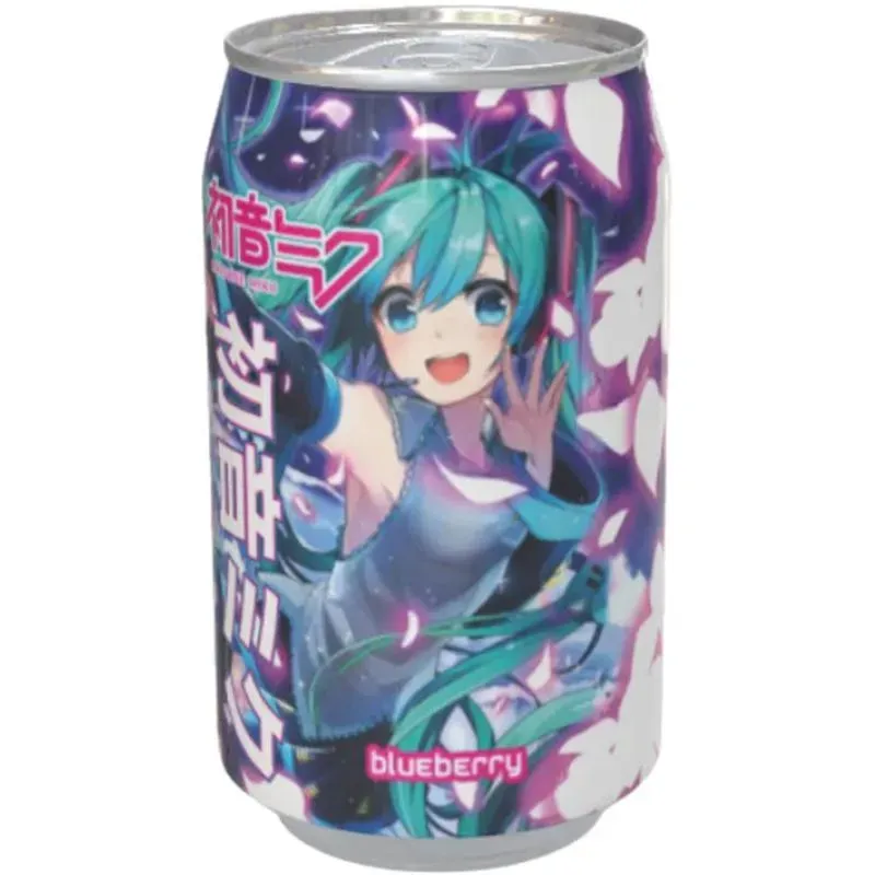 Neo Tokyo Vocaloid Hatsune Miku Blueberry Soda brus 330 ml