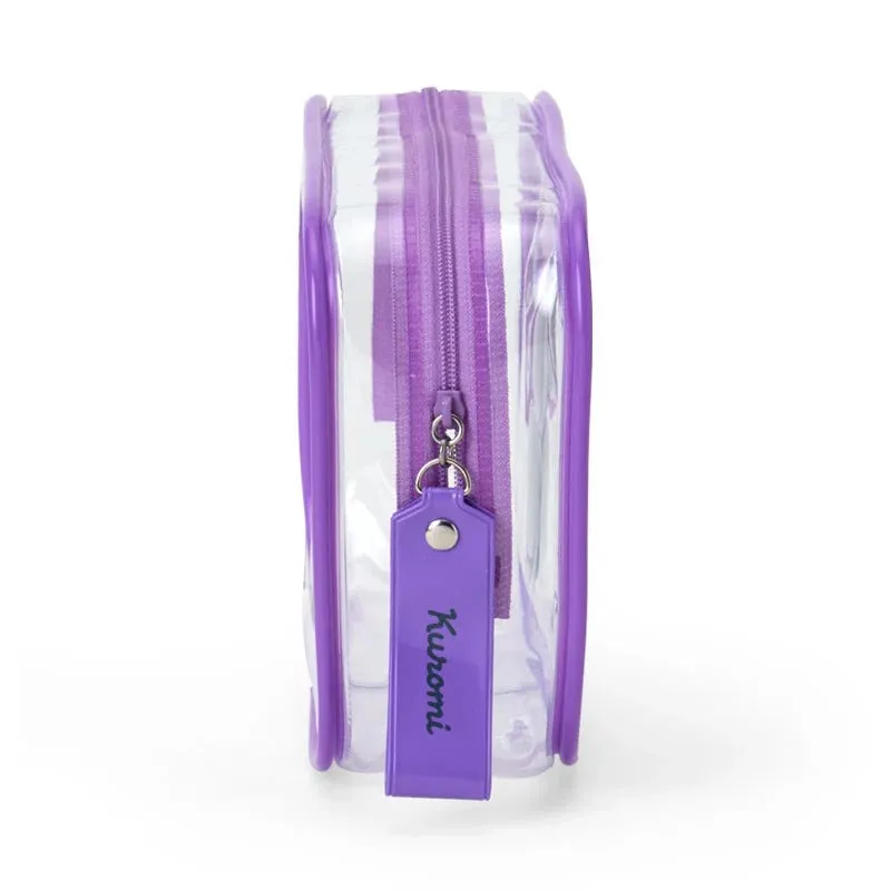 Hello Kitty Kuromi Clear Classic Zipper Pouch, gjennomsiktig