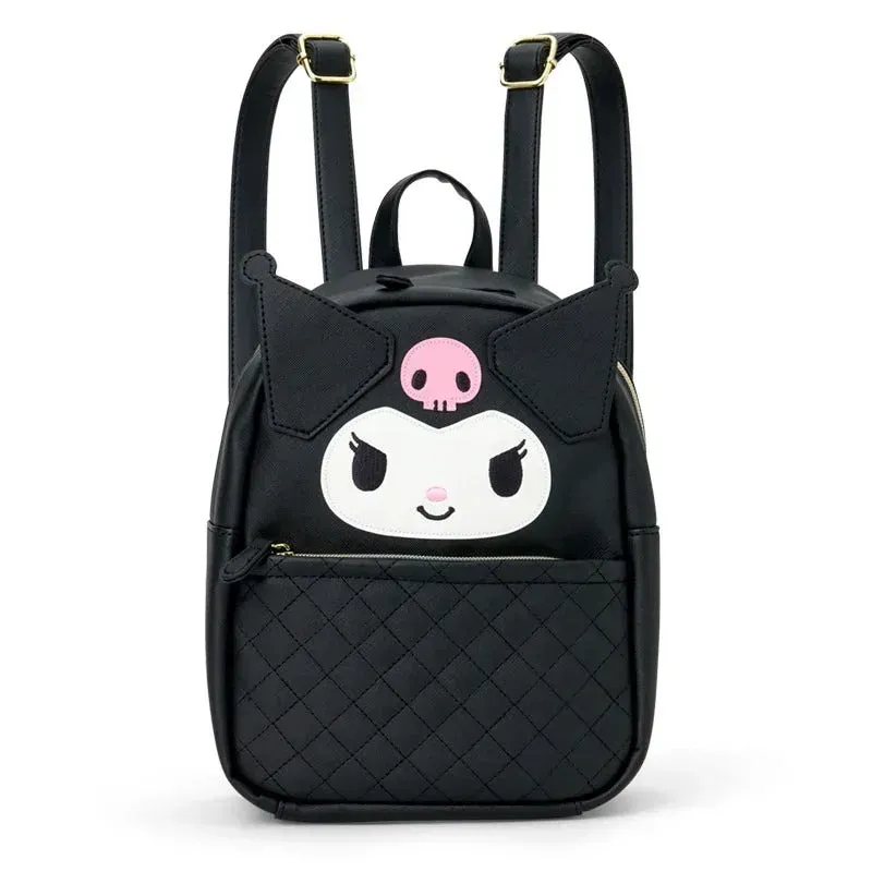 Hello Kitty Kuromi Classic Quilted Mini Backpack miniryggsekk