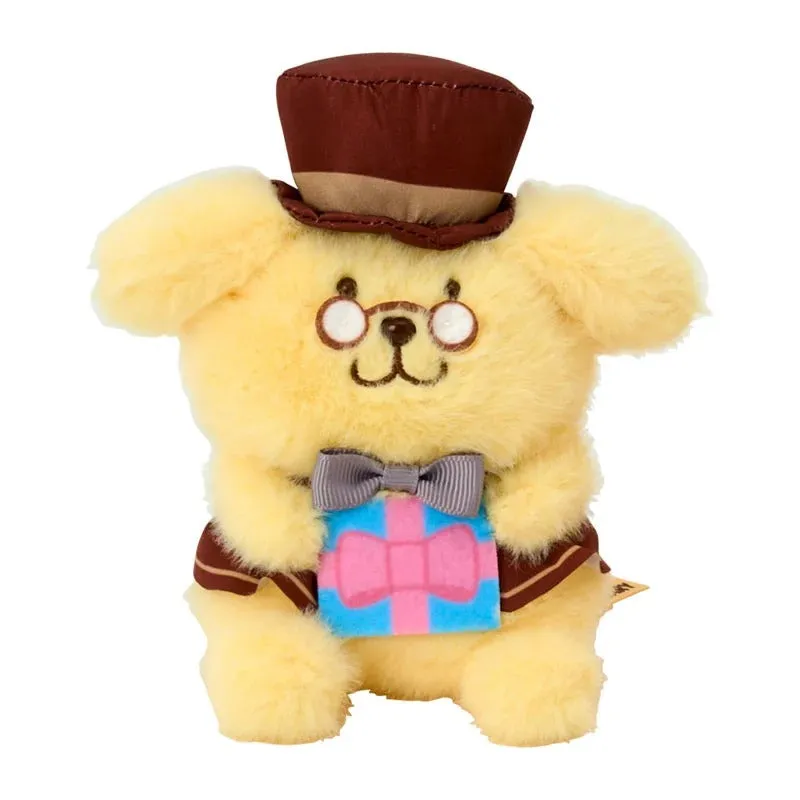 Hello Kitty 30th Anniversary Pompompurin 4-pc Boxed Plush Set kosedyrsett