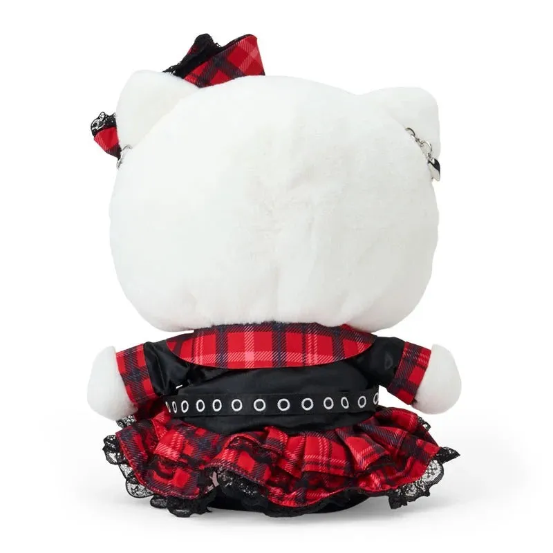 Hello Kitty Rock ’n’ Check Series Plush Crossbody Bag skulderveske