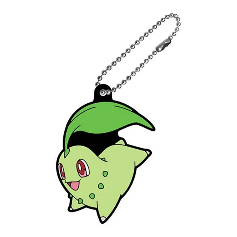 Pokémon Rubber Mascot Charm nøkkelring tilfeldig modell