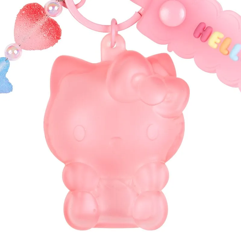 Hello Kitty Gummy Candy Series nøkkelring transparent