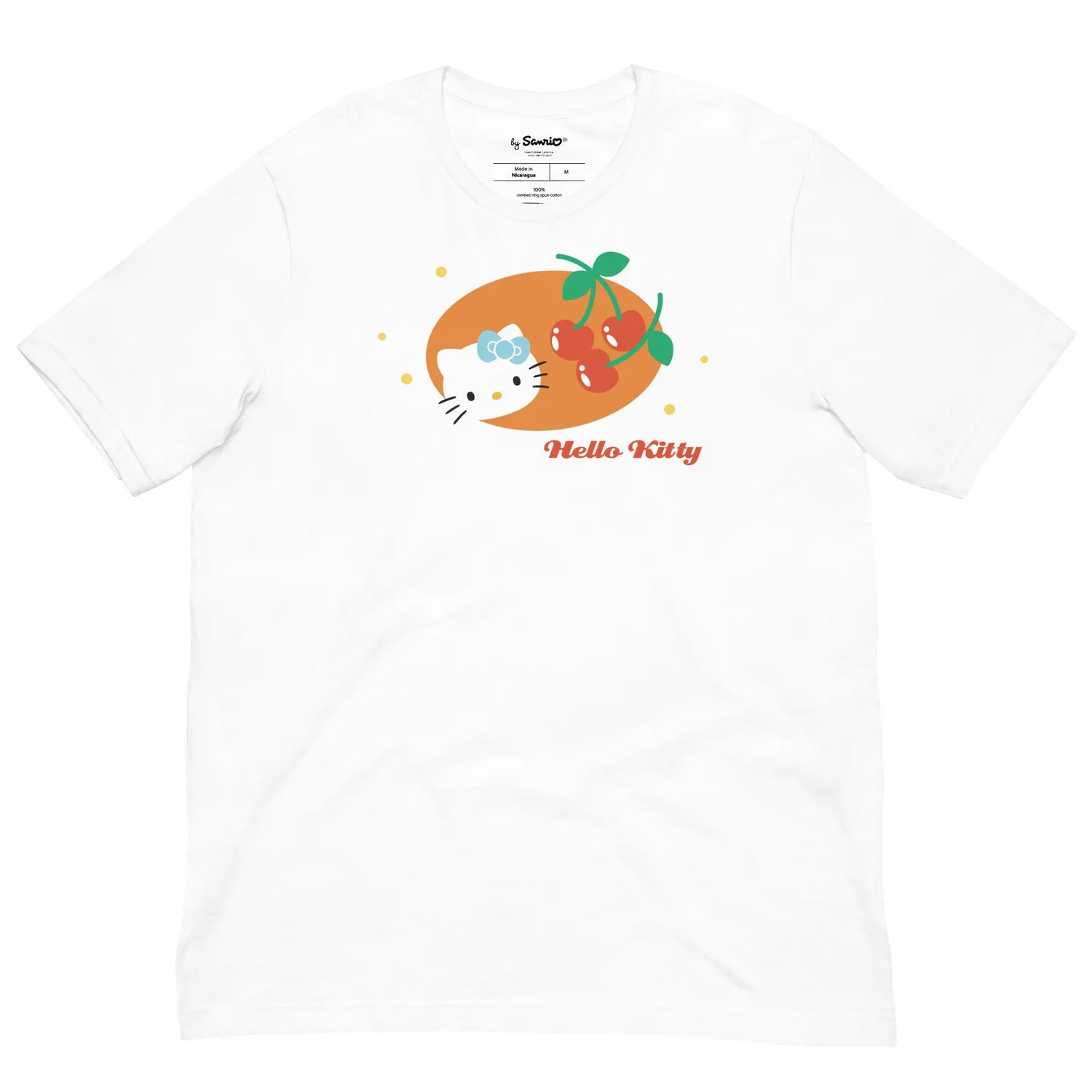 Hello Kitty Summer Cherry T-skjorte Ocean Blue