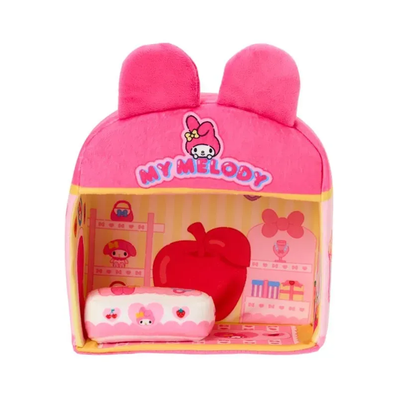 Hello Kitty and Friends Supercute Adventures My Melody Soft Toy Shop lekesett