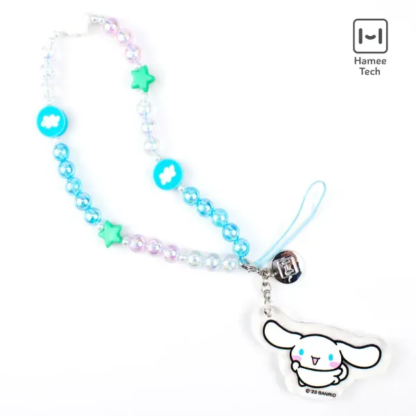 Hello Kitty Cinnamoroll Beaded Charm mobilrem med perler og anheng