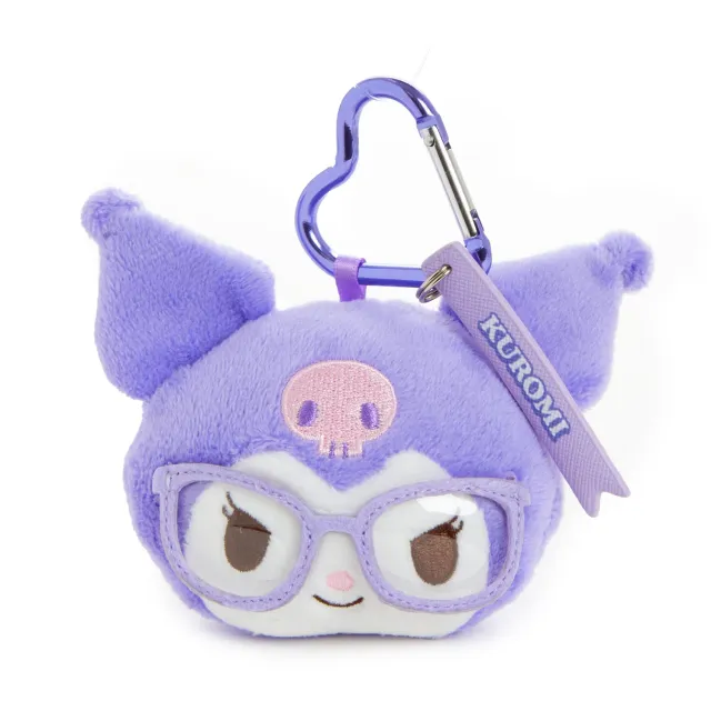 Hello Kitty Glasses Series Kuromi Plush Mascot nøkkelring med briller