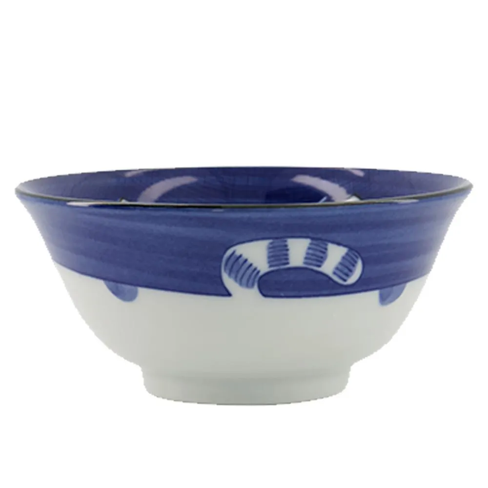 Neo Tokyo Japanese Porcelain Bowl skål 500 ml blå lykkekatt