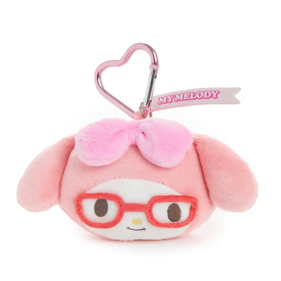 Hello Kitty Glasses Series My Melody plysjmaskot nøkkelring 10 cm