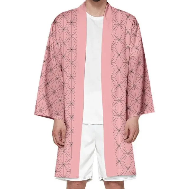 Neo Tokyo Demon Slayer Long Happi Nezuko jakke one size polyester