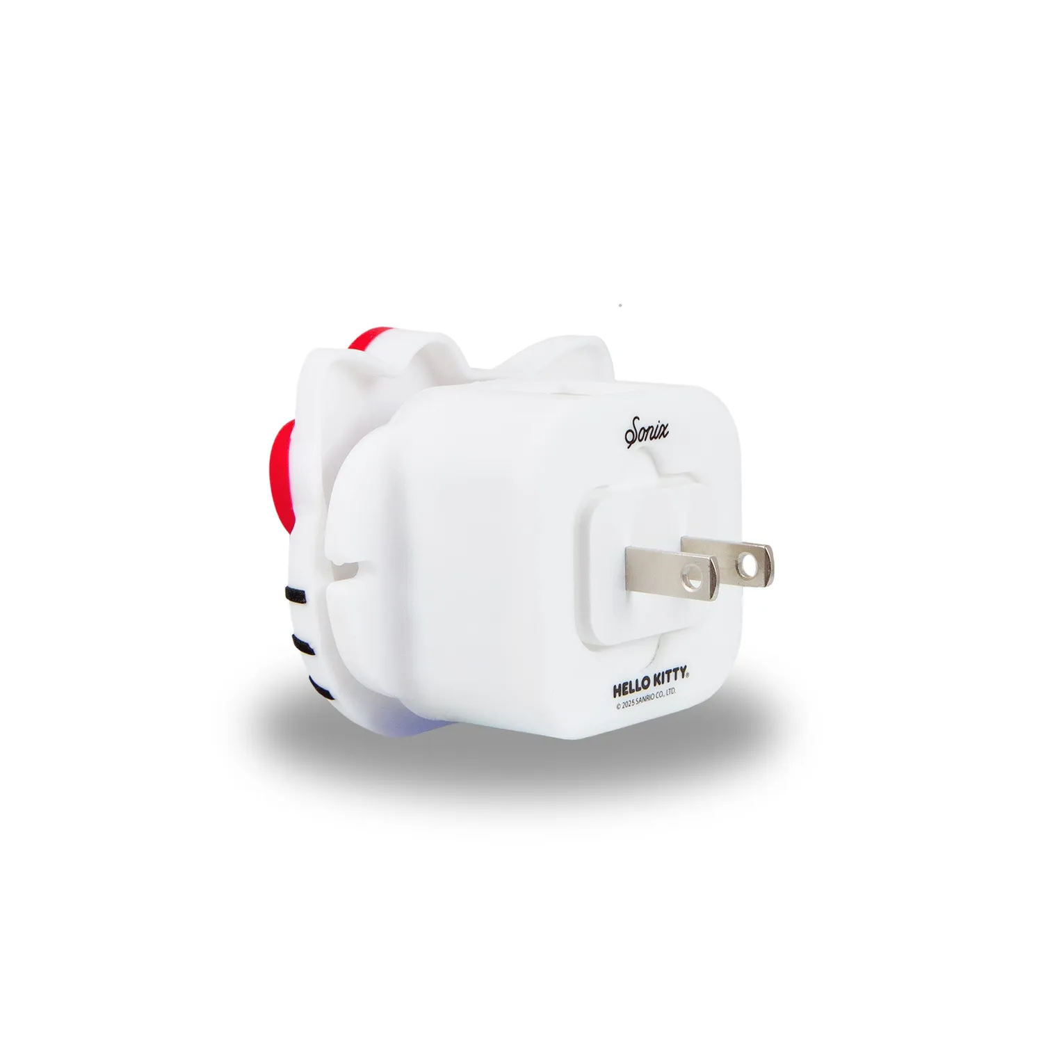 Hello Kitty x Sonix 3D silikon vegglader med USB-A og USB-C