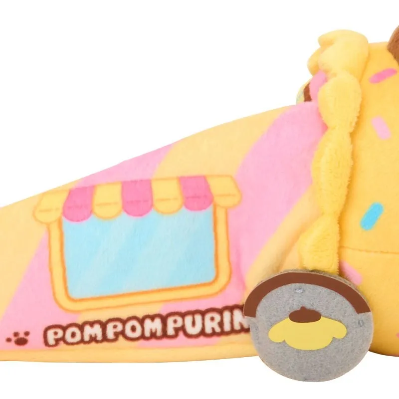 Hello Kitty and Friends Supercute Adventures Pompompurin Soft Food Truck lekesett