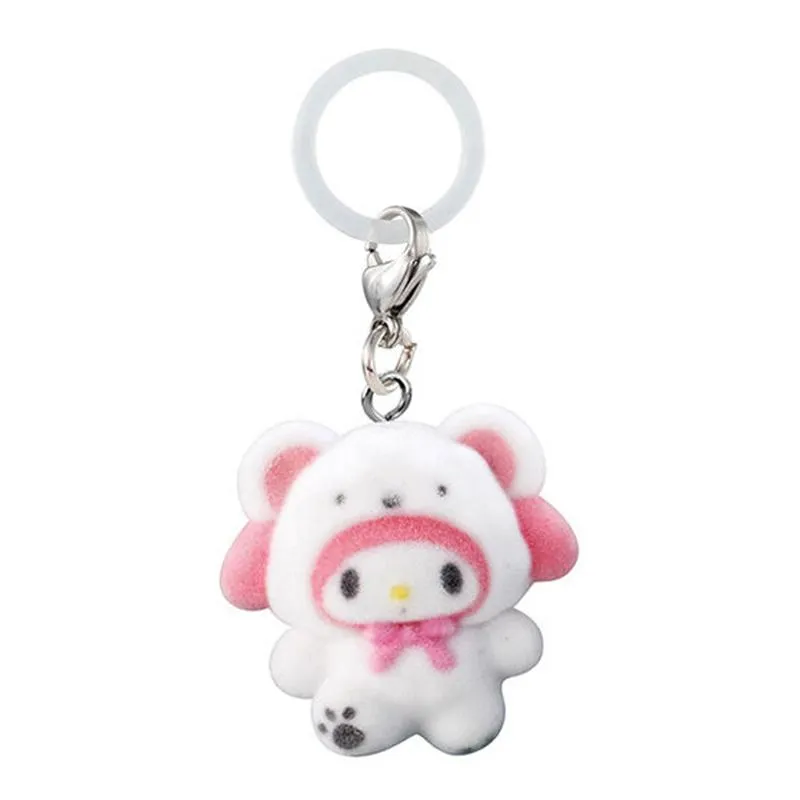 Neo Tokyo Sanrio Fluffy Snow Accessories Gacha nøkkelring tilfeldig variant