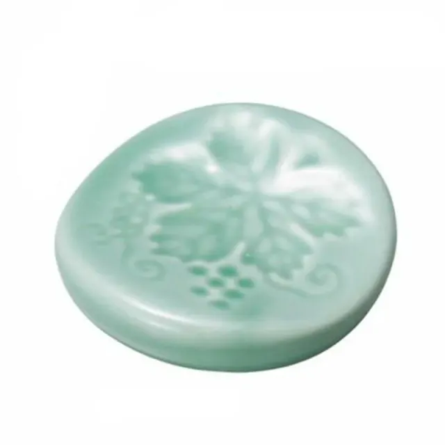 Neo Tokyo Chopstick Rest Round w/Jade Grape Design spisepinnehviler 4,5 cm