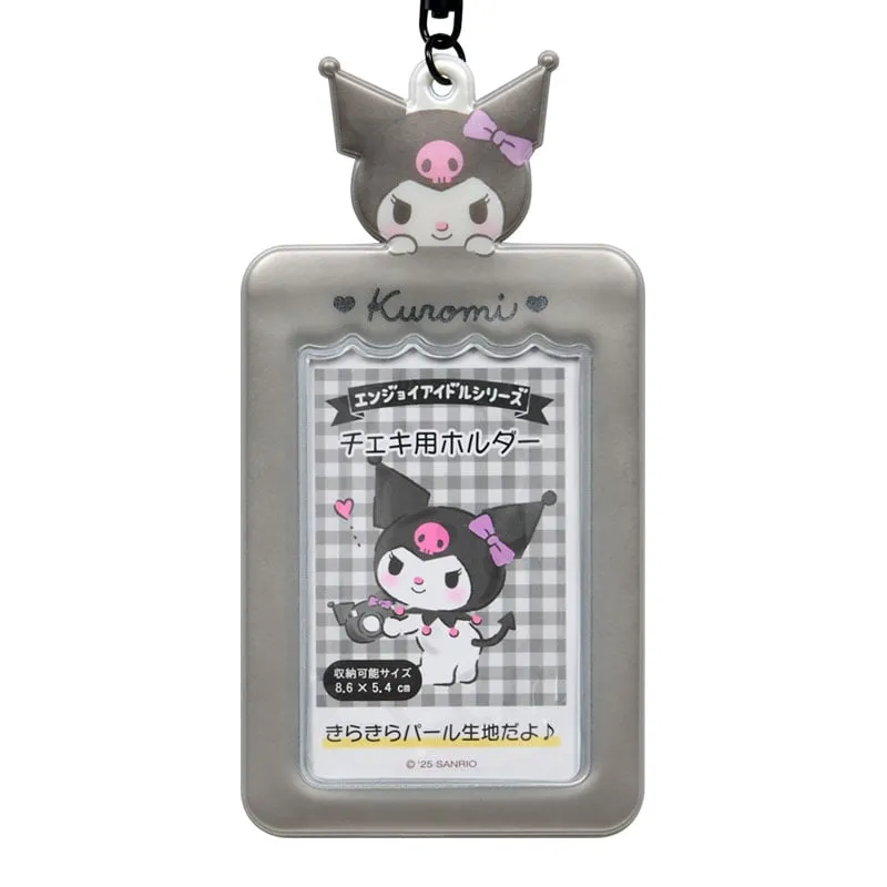 Hello Kitty Kuromi Mascot Photo Holder Charm for bilder og kort
