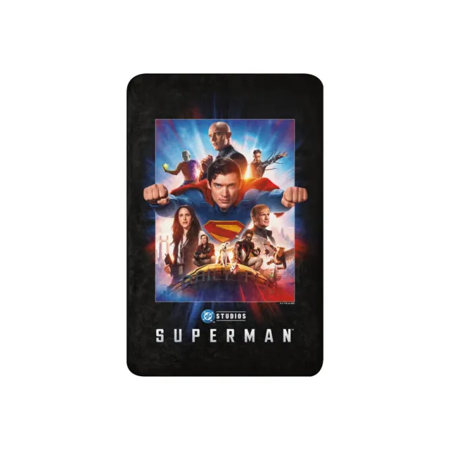 Batman SUPERMAN 2025 Sherpa-teppe 37 x 57 tommer