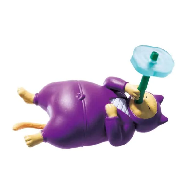 Ninja Cat blind box-figur 5 cm PVC