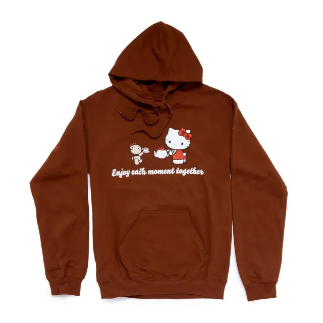 Hello Kitty and Friends Adult Enjoy Each Moment hettegenser brun