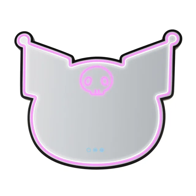 Kuromi x Impressions Vanity Neon RGB Wall Mirror speil RGB-lys