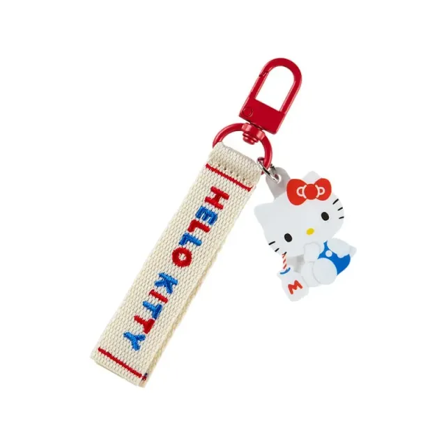 Hello Kitty Sanrio Character Award Series Logo nøkkelring brodert navnelapp