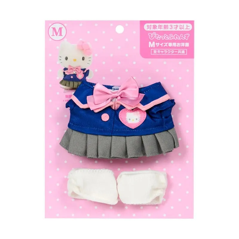 Hello Kitty Pitatto Friends Uniform Outfit antrekk til medium kosedyr