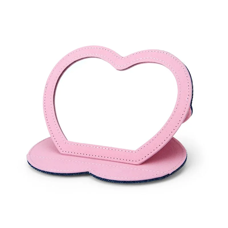 Hello Kitty Sanrio Characters Folding Stand Mirror speil – Denim Patch