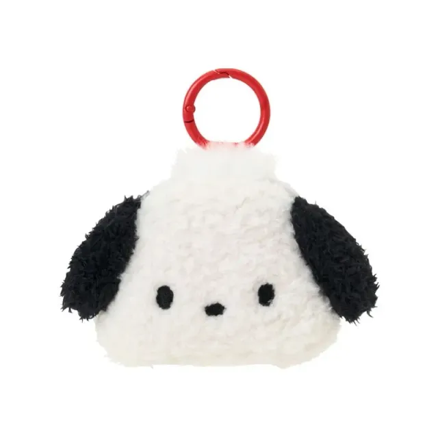 Hello Kitty Pochacco plysjpung med karabinkrok ansiktsform