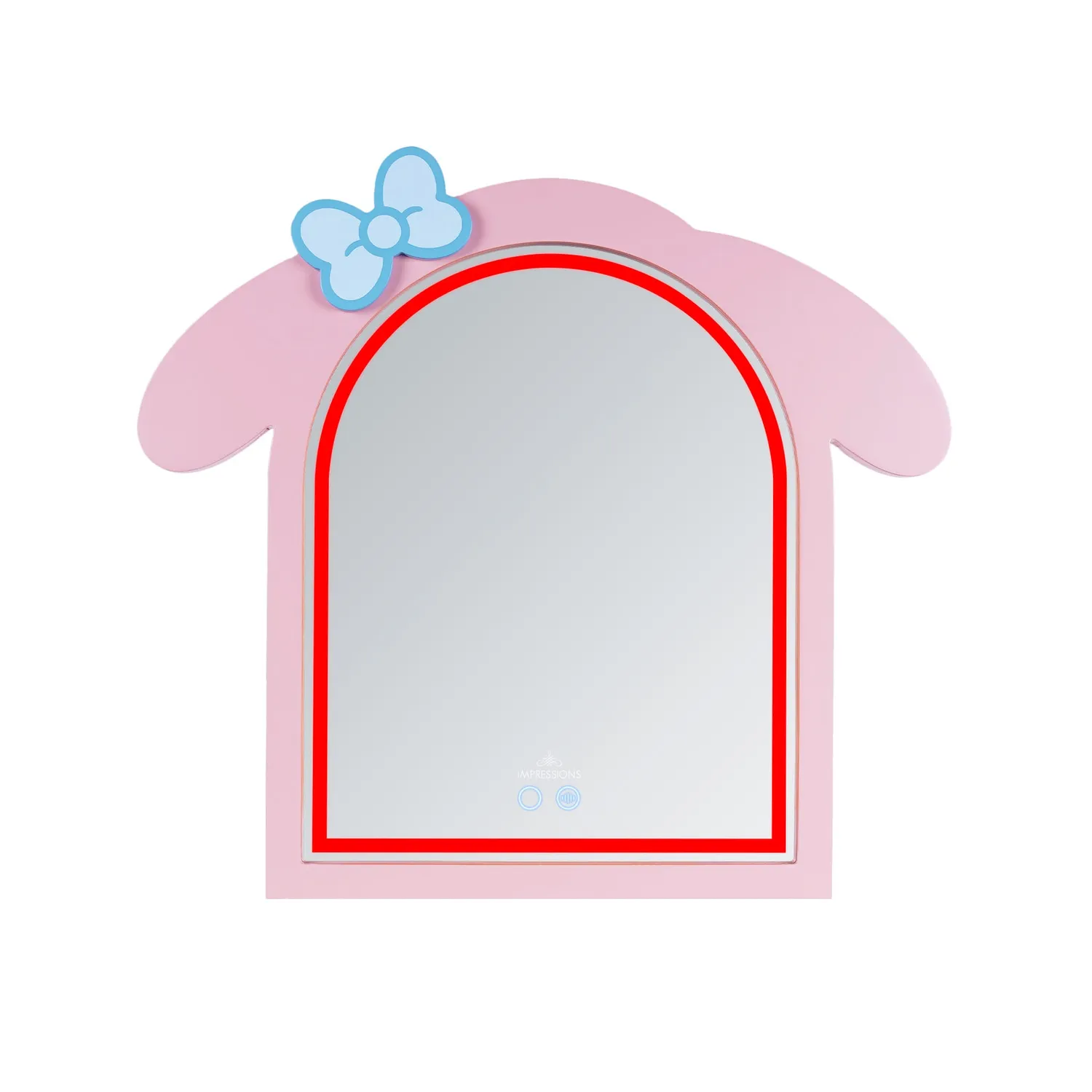 Hello Kitty My Melody x Impressions Vanity Arch RGB-speil 58 cm