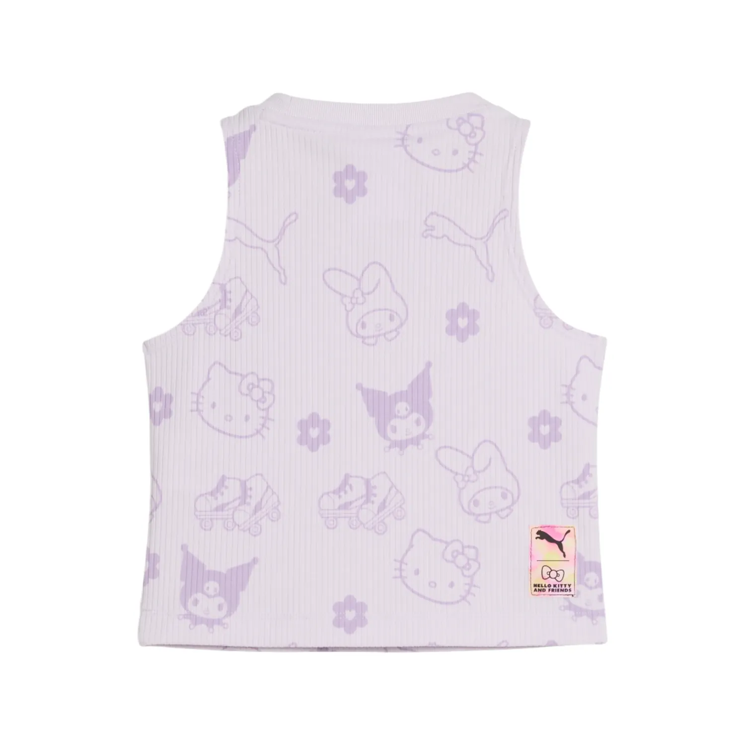 Hello Kitty and Friends x PUMA Ribbed Tank Top Lilac Frost barnesinglet