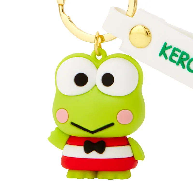 Hello Kitty Keroppi Signature nøkkelring med gullfarget karabinkrok