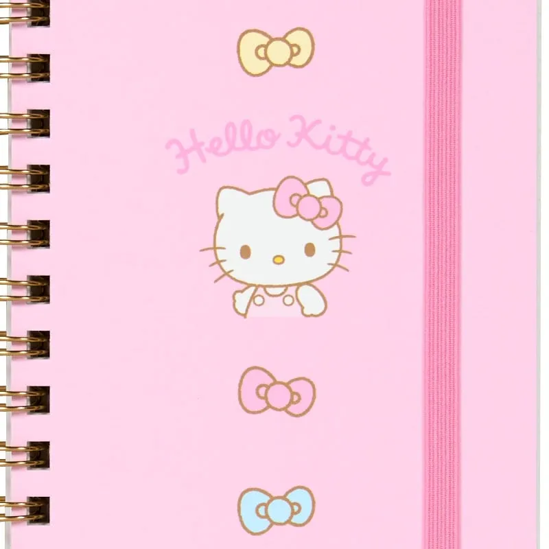 Hello Kitty Slim spiralnotatbok med strikk 60 ark