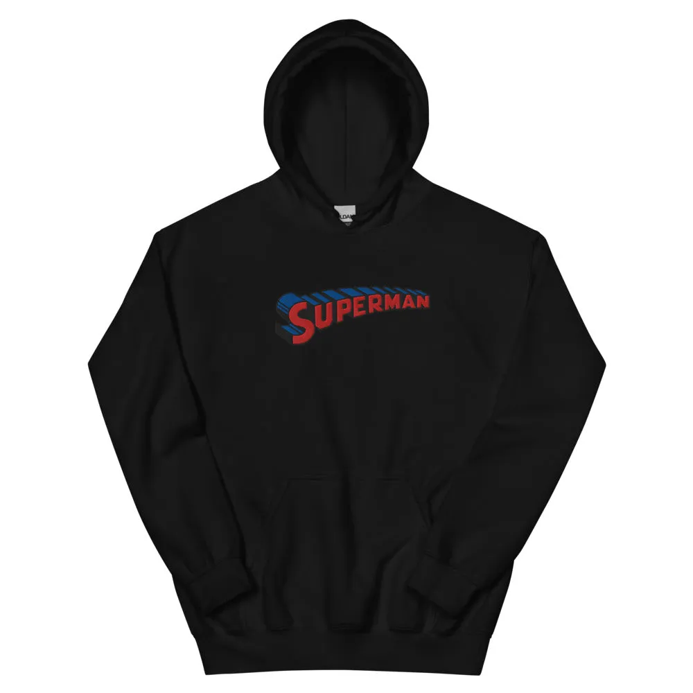 Batman SUPERMAN #1 brodert hettegenser svart bomull polyester