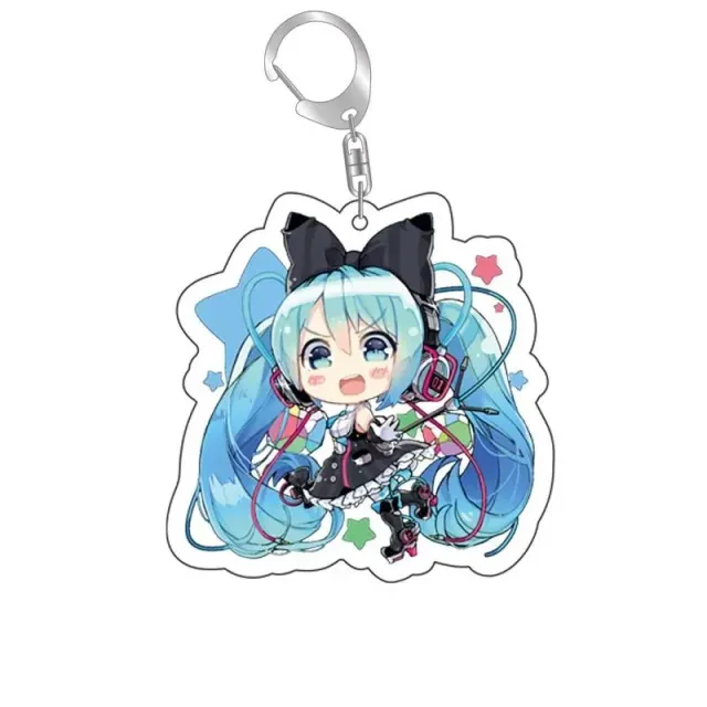 Neo Tokyo Vocaloid Chibi Hatsune Miku Magical Mirai 2019 nøkkelring 5 cm