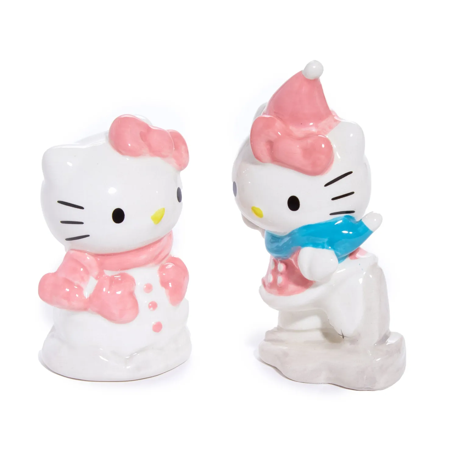 Hello Kitty Ceramic Holiday salt- og pepperbøsser Snow Play keramikk