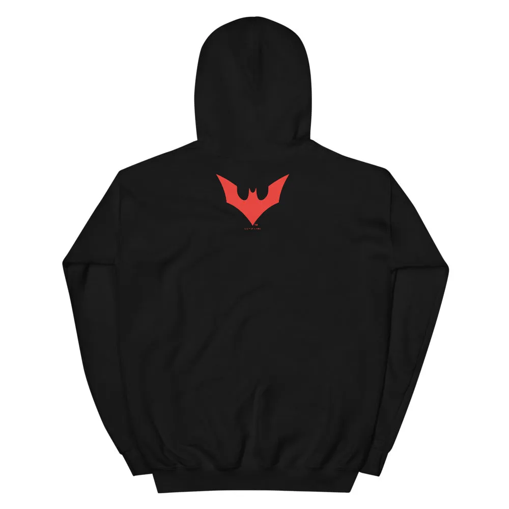 Batman Batman Beyond Light & Dark brodert hettegenser svart hvit