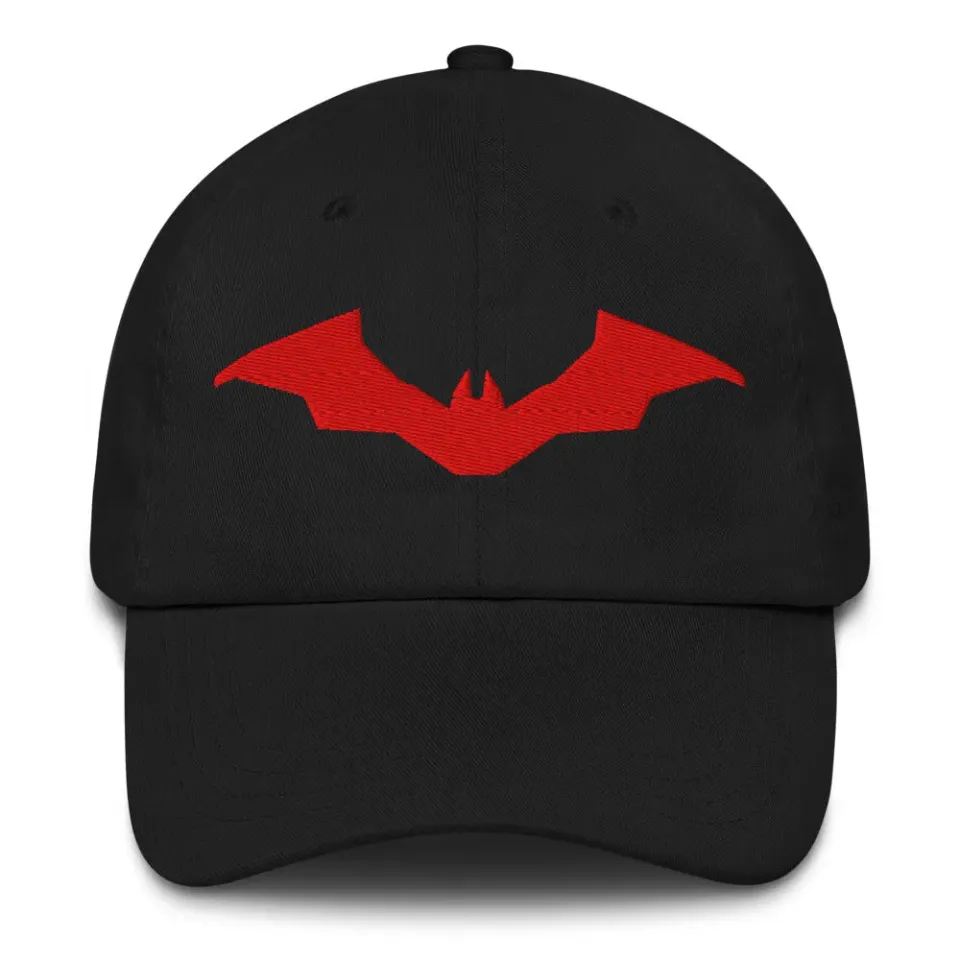 Batman The Batman Bat Logo dad cap svart, justerbar