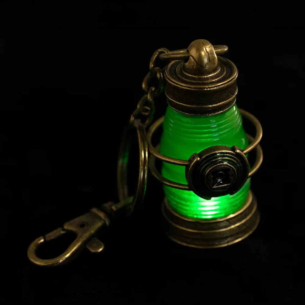 Green Lantern LANTERNS Power Battery Light Up Key Chain nøkkelring lys