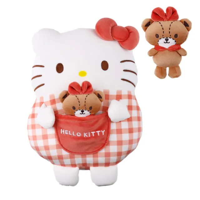 Hello Kitty Besties Series Pocket Pals pyntepute 16 tommer med minifigur
