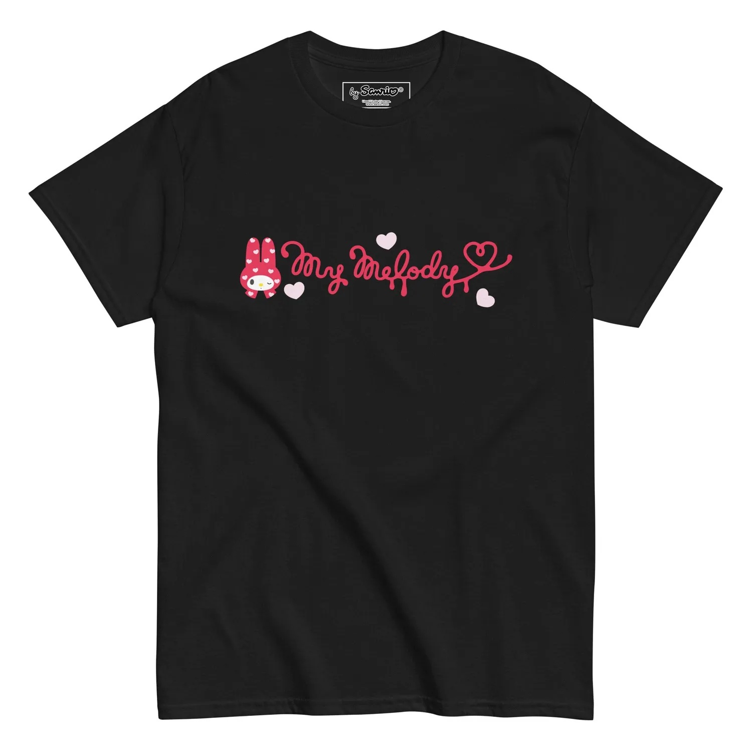 Hello Kitty My Melody Sweetheart Logo Tee T-skjorte 100 % bomull