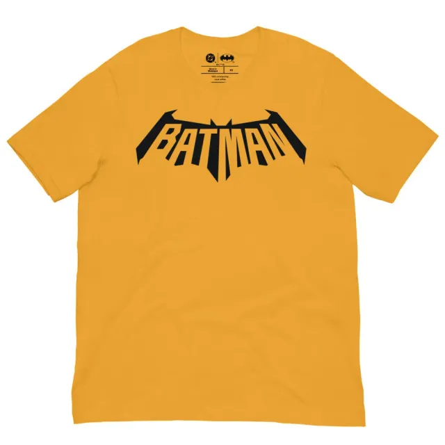 Batman Batman #1 Comic Logo T-skjorte Mustard bomull