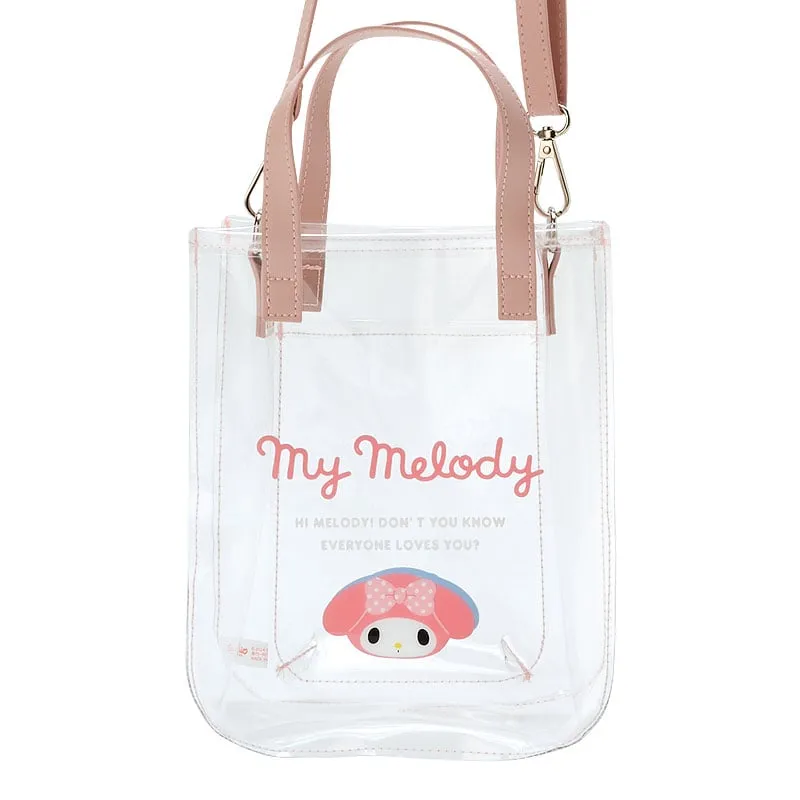 Hello Kitty My Melody Clear 2-Way miniveske gjennomsiktig